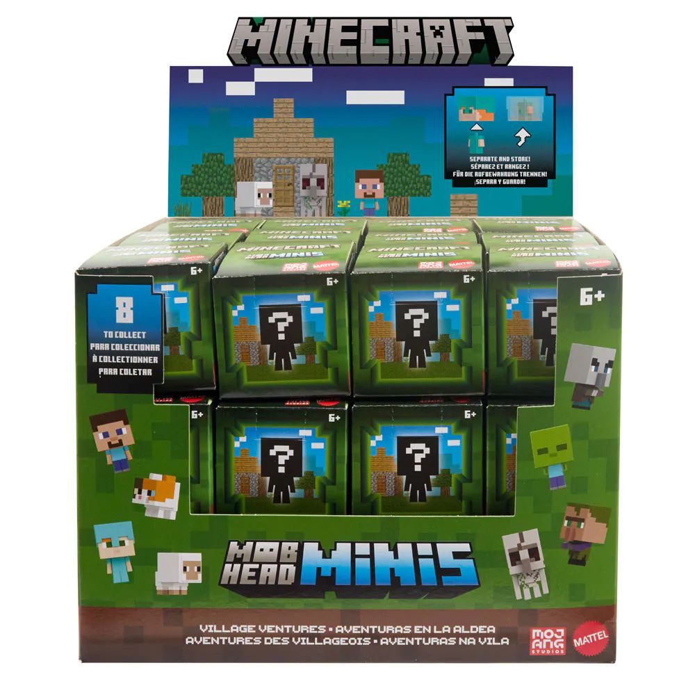 Figurina surpriza Minecraft Mobhead Minnis - poza 1