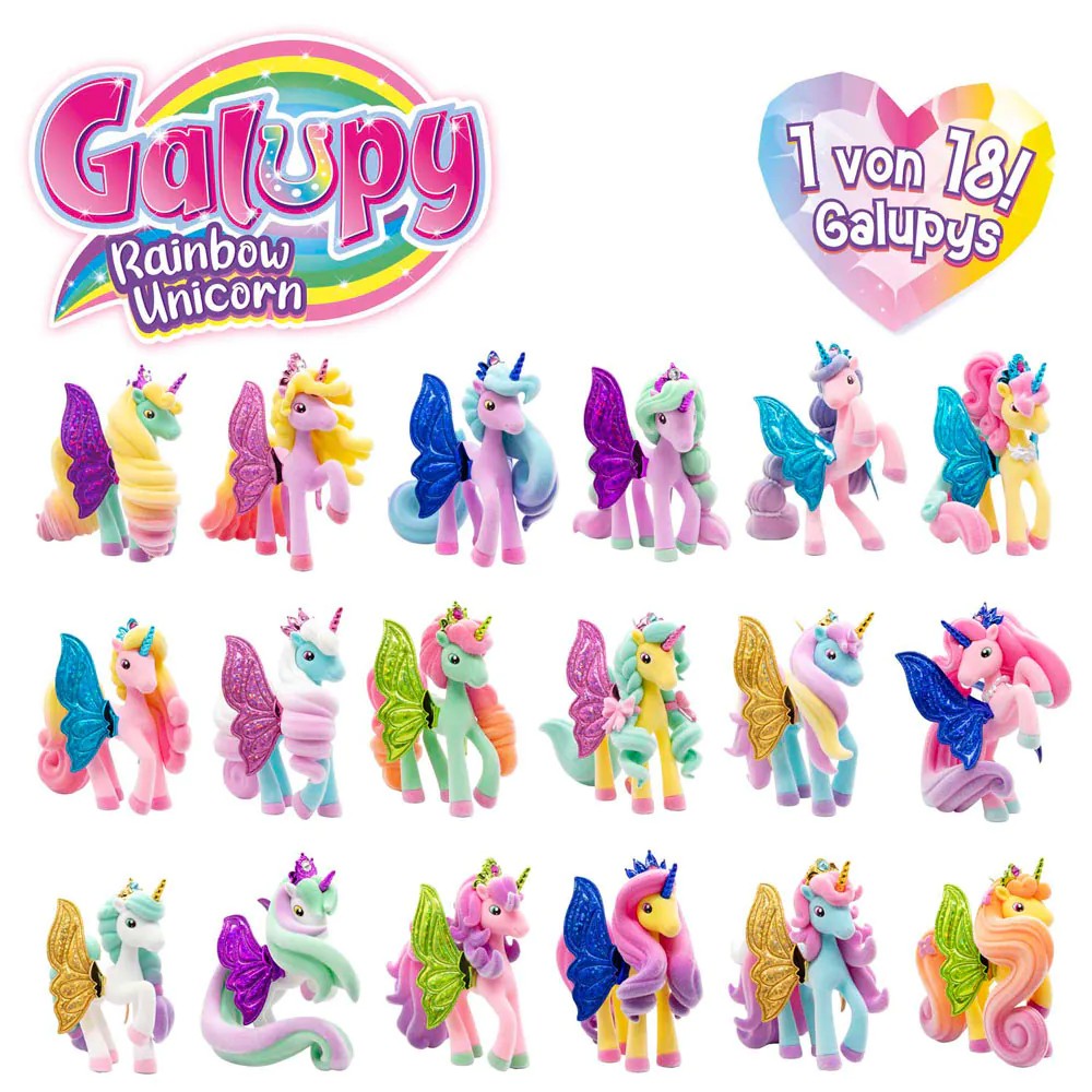 Figurina surpriza unicorn Craze Galupy Unicorn Rainbow - poza 3