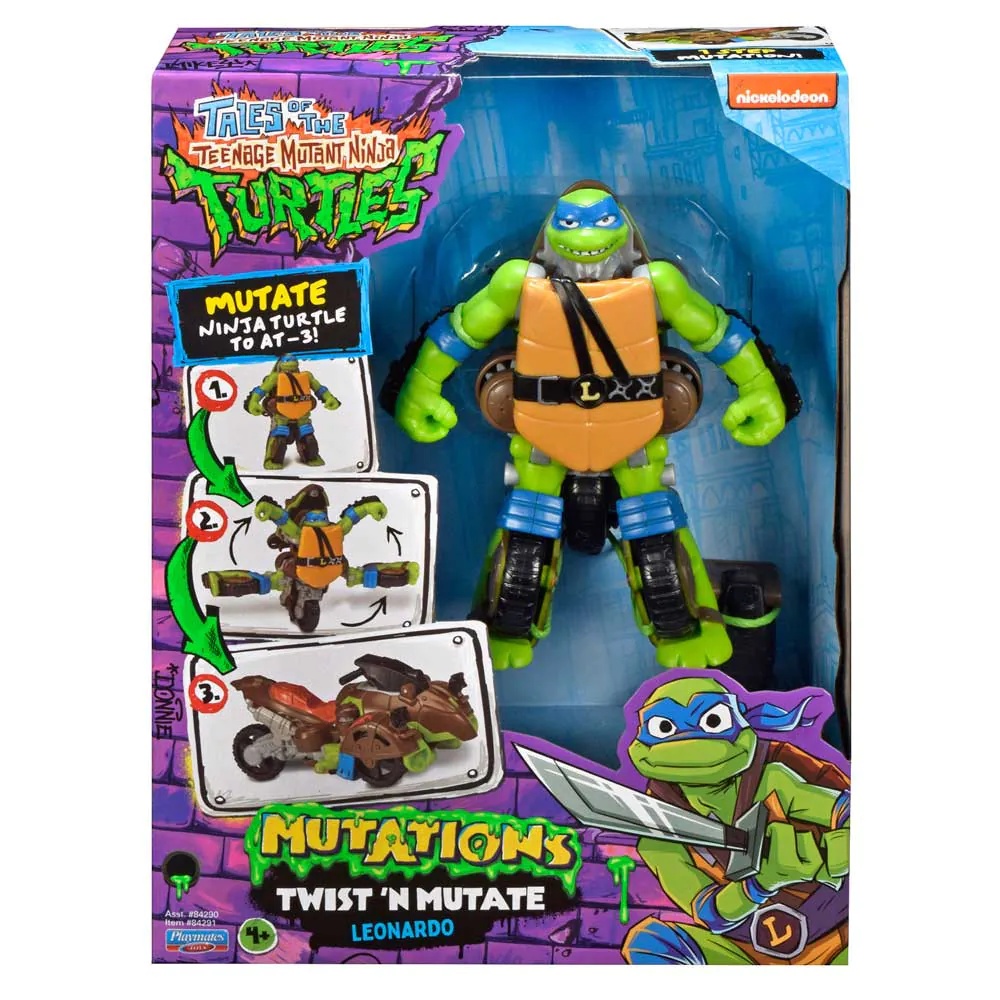 Figurina transformabila Testoasele Ninja Tales of TMNT Twist N Mutate diverse modele - poza 2