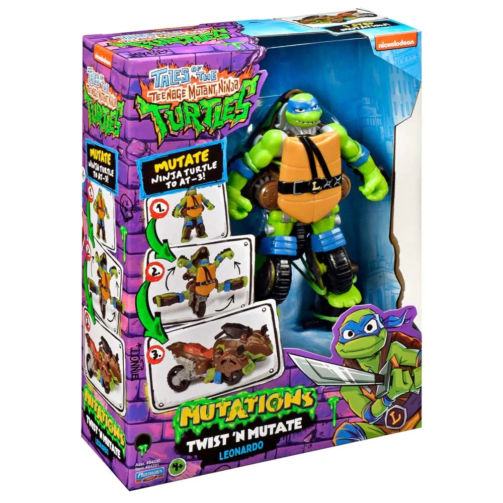 Figurina transformabila Testoasele Ninja Tales of TMNT Twist N Mutate diverse modele - poza 3