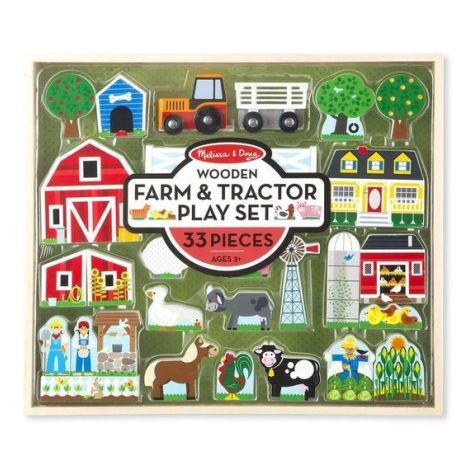 Figurine din lemn Ferma Melissa and Doug - poza 1