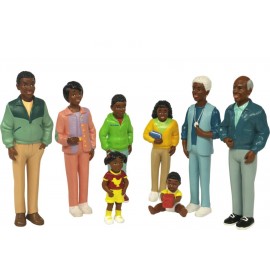 Figurine familie africana - poza 1