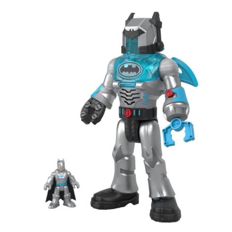 Fisher Price Imaginext Dc Super Friends Robot Batman In Costum Gri 30cm - poza 1