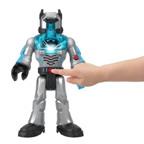 Fisher Price Imaginext Dc Super Friends Robot Batman In Costum Gri 30cm - poza 4