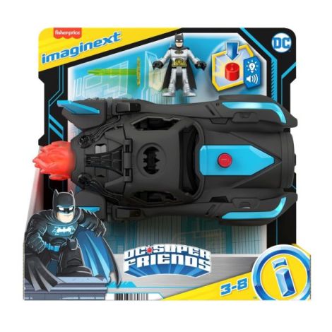Fisher Price Imaginext Dc Super Friends Vehicul Batmobil Deluxe - poza 2