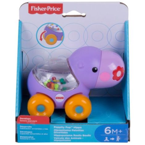 Fisher Price Jucarie Apasa Si Mergi Hipopotam - poza 2