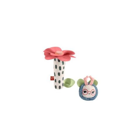 Fisher Price Planet Friends Jucarie Plus Zornaitoare Floare Si Albinuta - poza 4