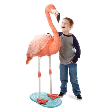 Flamingo gigant din plus - Melissa & Doug - poza 2