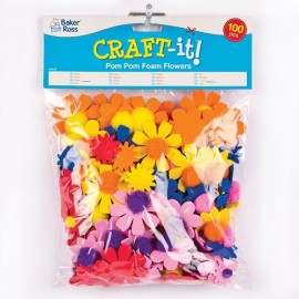 Flori cu pom-pom - Baker Ross