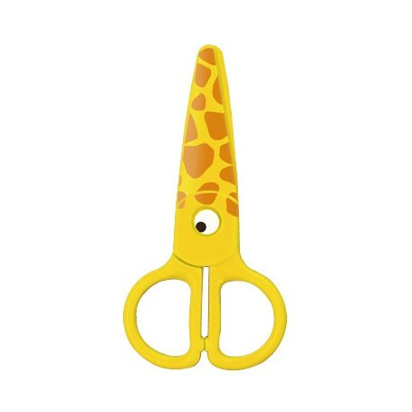 Foarfeca plastic prescolari,girafa,13 cm,1 bucata blister