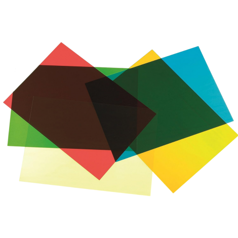 Foi colorate translucide din acetat pentru tablete si mese luminoase - poza 1