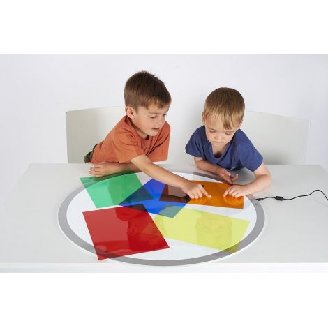 Foi colorate translucide din acetat pentru tablete si mese luminoase - poza 2