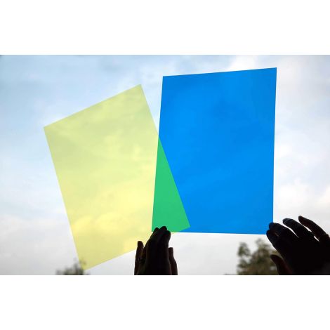 Foi colorate translucide din acetat pentru tablete si mese luminoase - poza 3