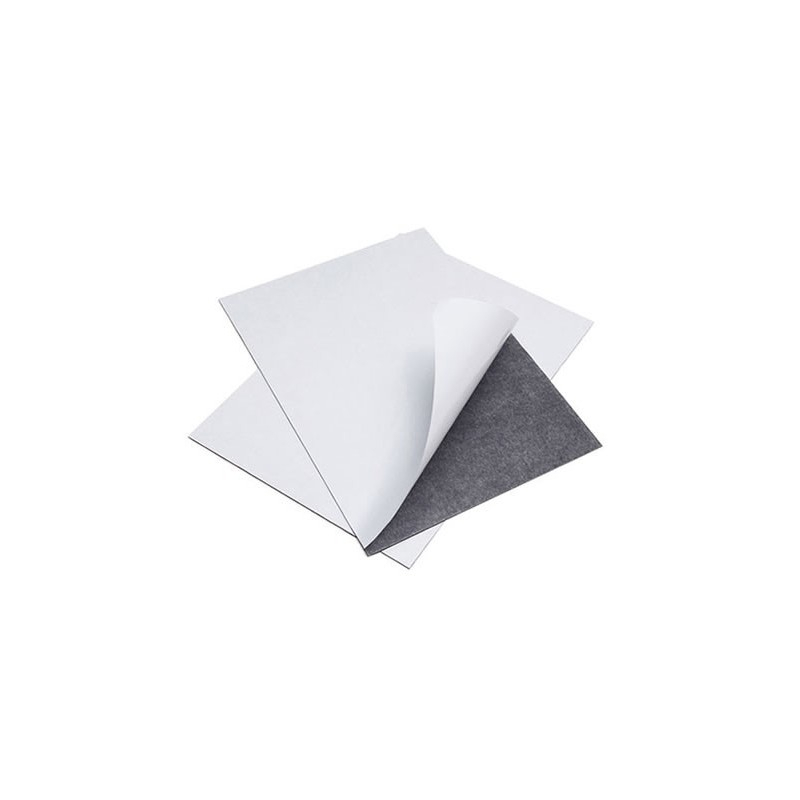 Folie magnetica cu adeziv,0.9mm,10x15 cm,10 bucati set