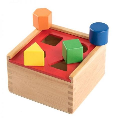 Forme colorate in cutie, Viga Toys - poza 1