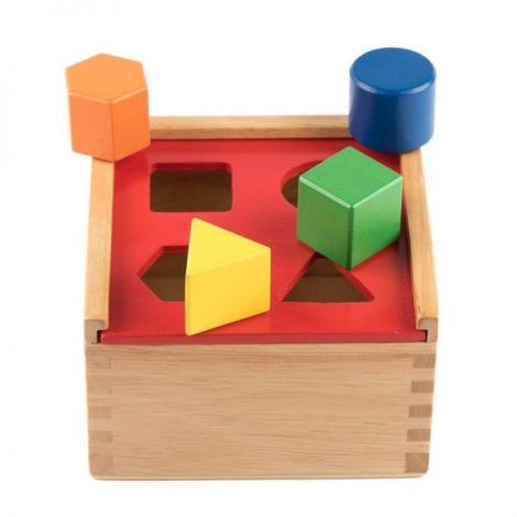 Forme colorate in cutie, Viga Toys - poza 2