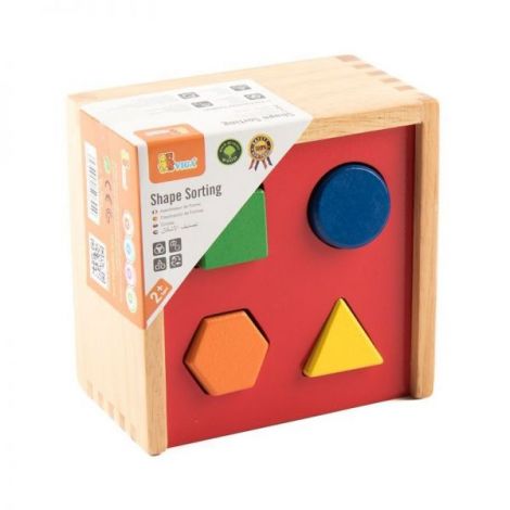 Forme colorate in cutie, Viga Toys - poza 3