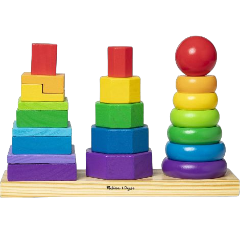 Forme geometrice de stivuit Melissa and Doug 0567 - poza 1
