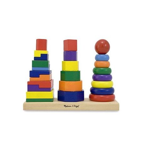 Forme geometrice de stivuit Melissa and Doug 0567 - poza 2