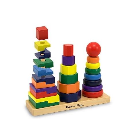 Forme geometrice de stivuit Melissa and Doug 0567 - poza 3