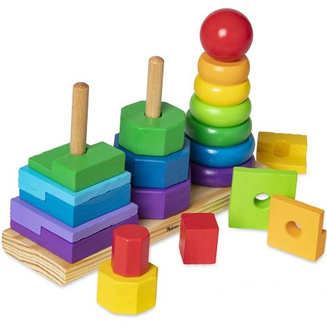 Forme geometrice de stivuit Melissa and Doug 0567 - poza 5