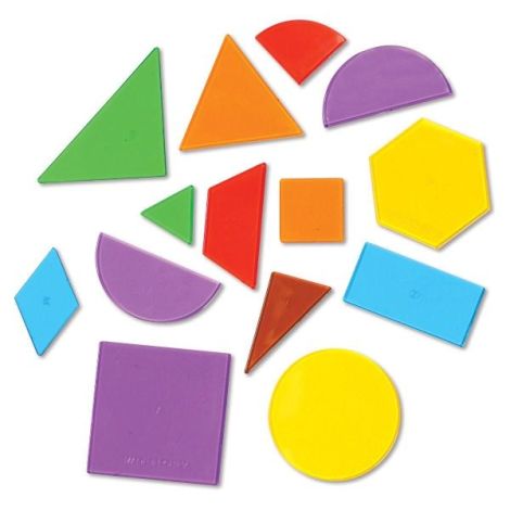 Forme geometrice transparente (408 piese) - poza 2