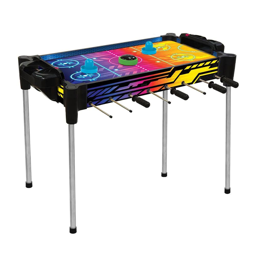 Fotbal de masa si Air Hockey Ambassador Neon 62cm - poza 4