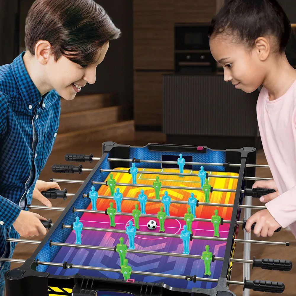 Fotbal de masa si Air Hockey Ambassador Neon 62cm - poza 5