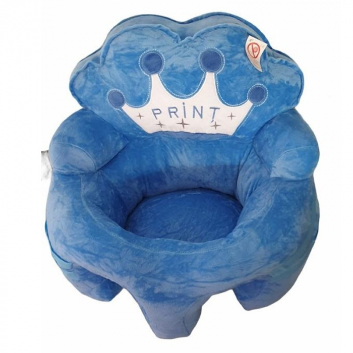 Fotoliu bebe cu spatar - Printul bleu