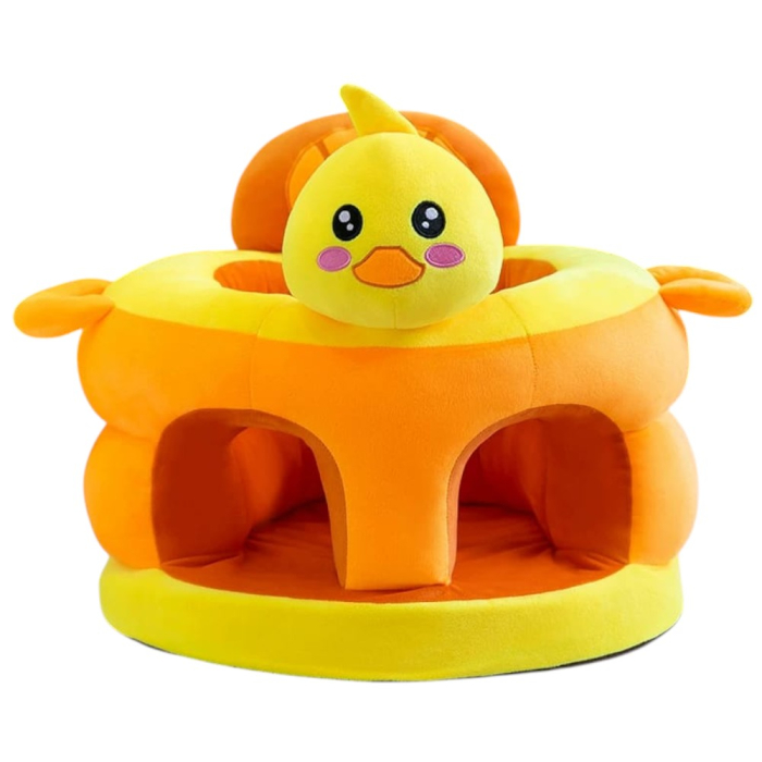 Fotoliu bebe cu spatar si suport de picioare - Ratusca Galbena Happy Day