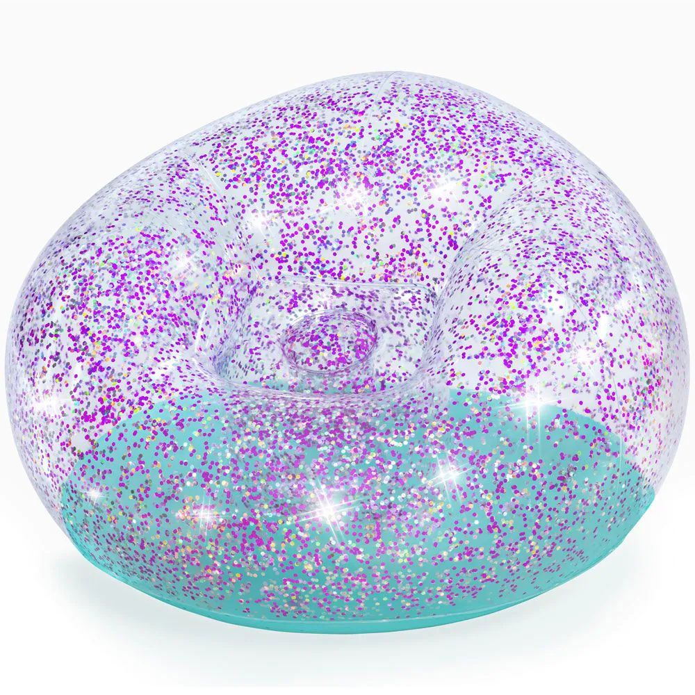 Fotoliu gonflabil Bestway Glitter Dream 114 x 112 x 66 cm
