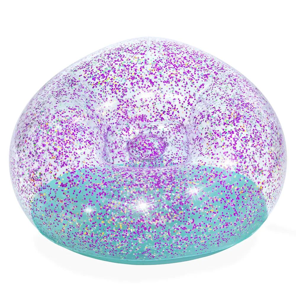 Fotoliu gonflabil Bestway Glitter Dream 114 x 112 x 66 cm - poza 2