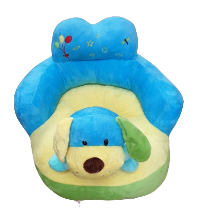 Fotoliu maxi bebe din plus cu spatar - Catelus, bleu