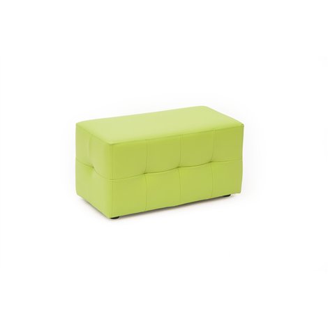 Fotoliu puf tapitat din spuma UPS verde, 30x30x32 cm, gradinita - poza 1