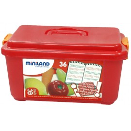 Fructe, legume si fructe uscate set de 36 figurine - Miniland - poza 2