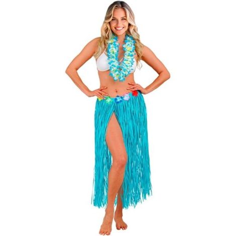 Fusta hawaii albastra - poza 2