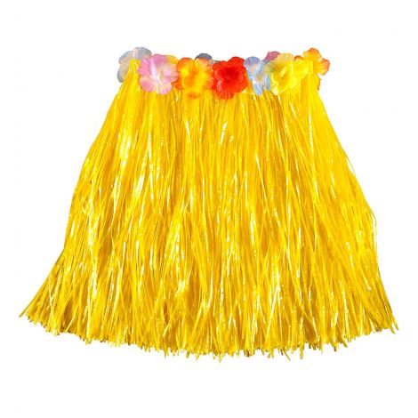 Fusta hawaii scurta galbena - poza 2