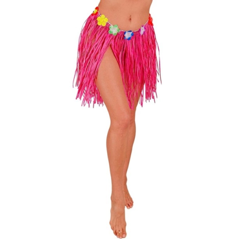 Fusta hawaii scurta roz - poza 3