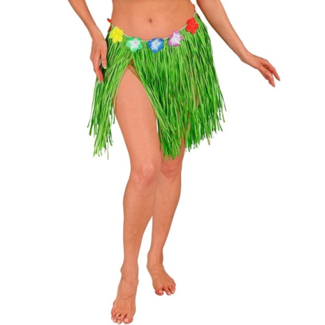 Fusta hawaii scurta verde - poza 3