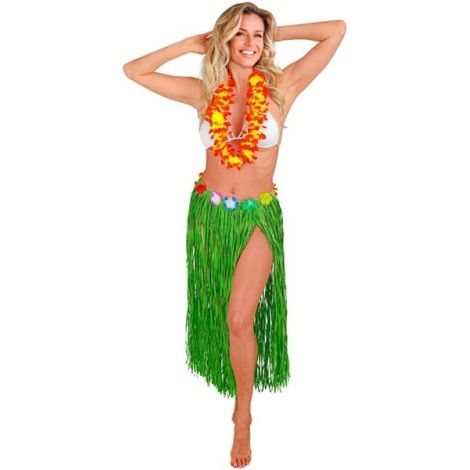 Fusta hawaii verde - poza 2