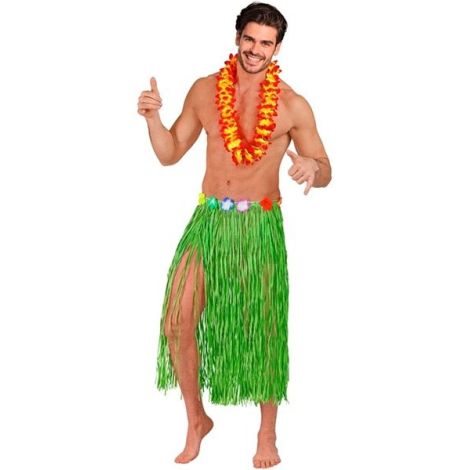 Fusta hawaii verde - poza 3