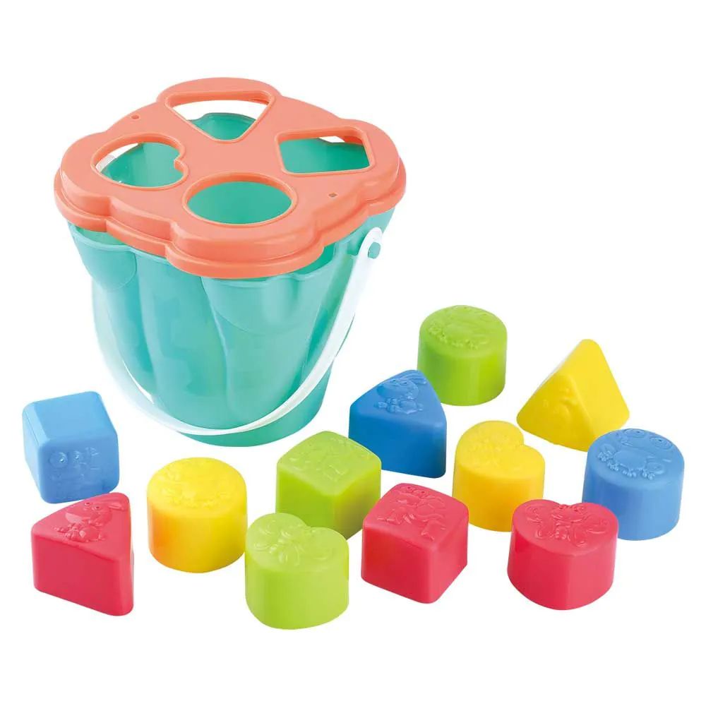 Galetusa cu forme de sortare PlayGo 4 forme si 12 piese - poza 1