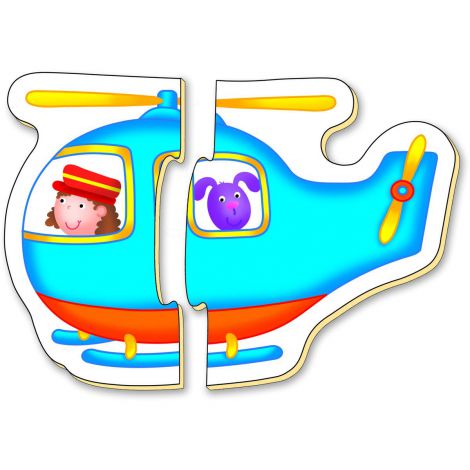 Galt baby puzzle - Mijloace de transport - poza 2