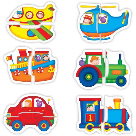 Galt baby puzzle - Mijloace de transport - poza 3