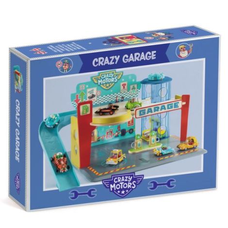 Garaj pentru masinile Crazy Motors, Djeco - poza 1