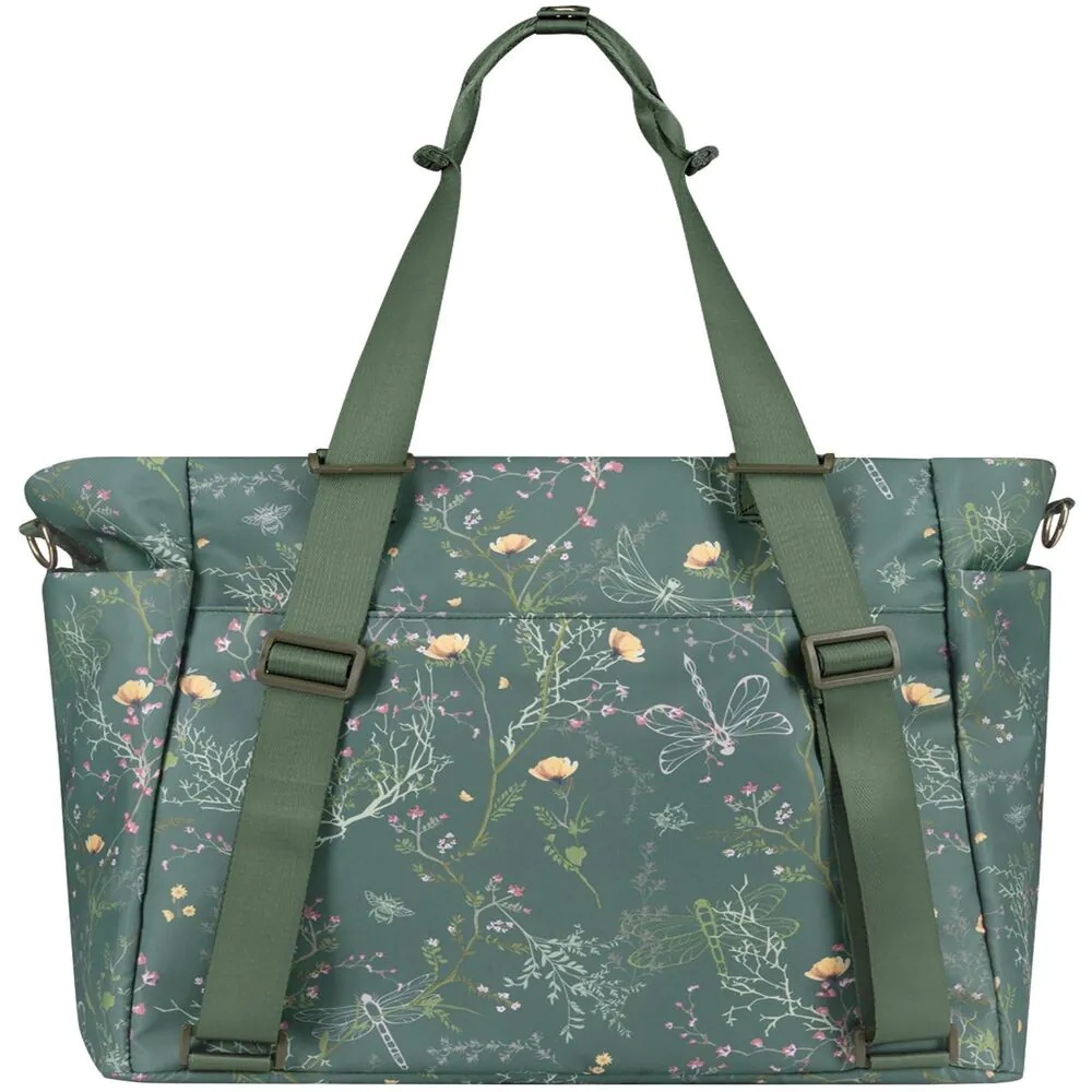 Geanta accesorii pentru carucior Kikka Boo Florence 2025 Secret Garden Verde - poza 2