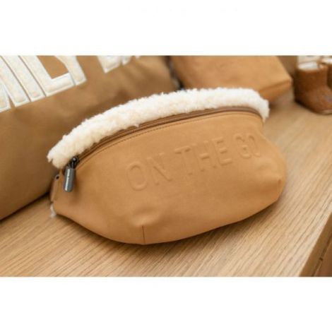 Geanta Childhome Banana On The Go aspect piele intoarsa Bej - poza 4