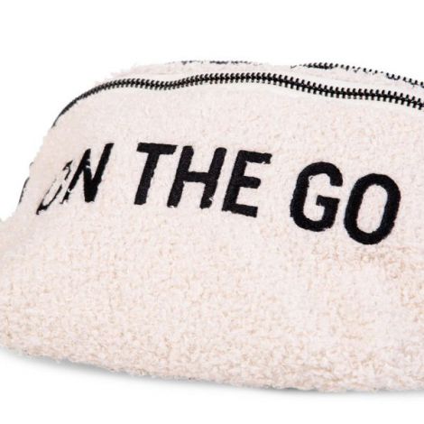 Geanta Childhome Banana On The Go Teddy Alb - poza 3
