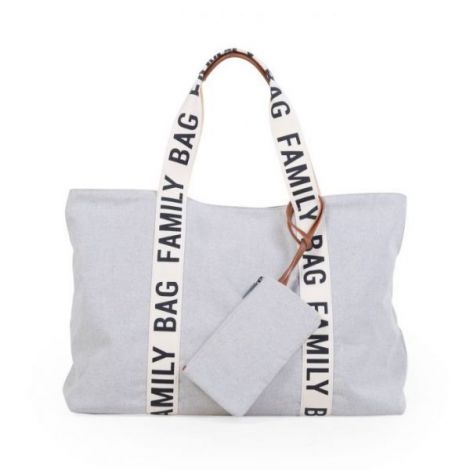 Geanta Childhome Family Bag Signature Alb - poza 1