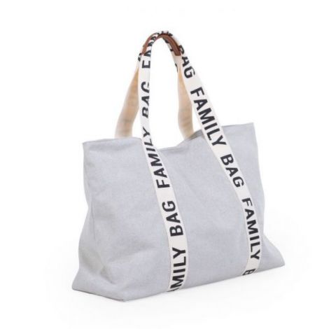 Geanta Childhome Family Bag Signature Alb - poza 4